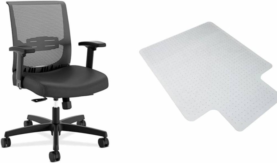 HON Convergence Ergonomic Office Chair with Breathable Mesh Back, Adjustable Lumbar Support, Swivel Wheels, and Synchro-Tilt Recline for Maximum Comfort